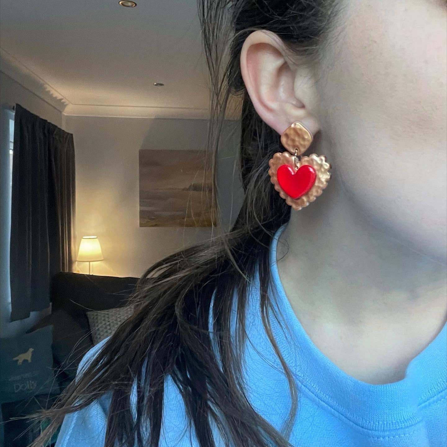 CONSTRUCT YOUR OWN HEART Dangle Earrings