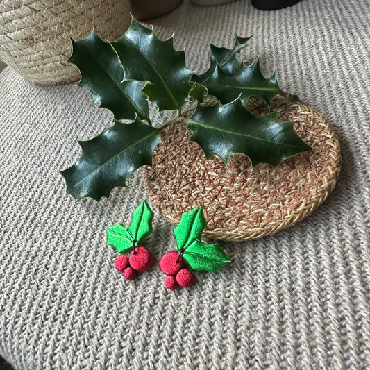 HOLLY Statement Stud Drop Dangle Earrings