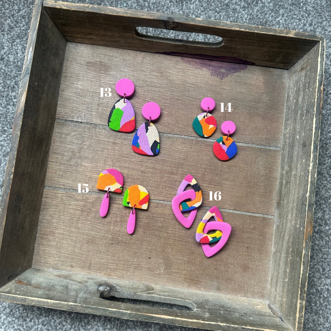 WEARABLE ART Statement Dangle/Stud Earrings